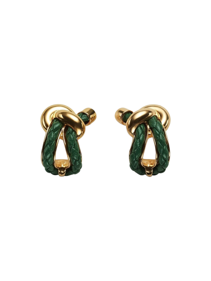 Bottega Veneta Half Hoop Raintree Earrings
