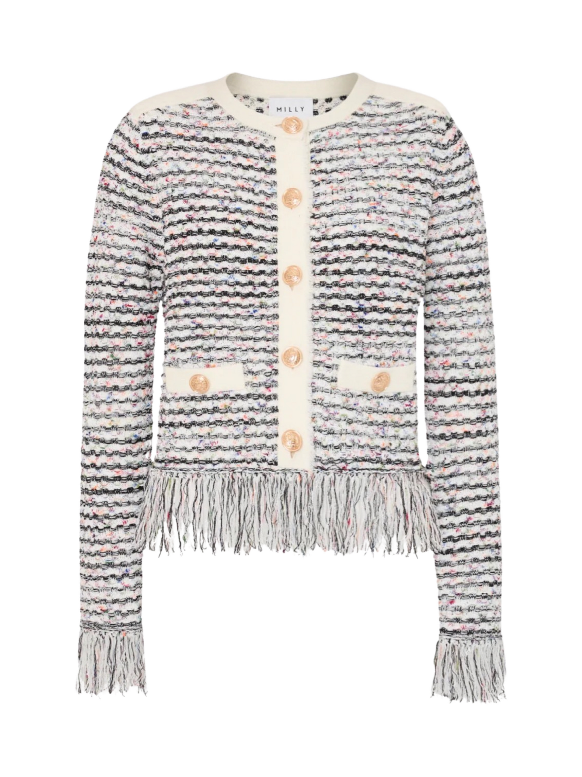 Milly boucle discount cardigan jacket