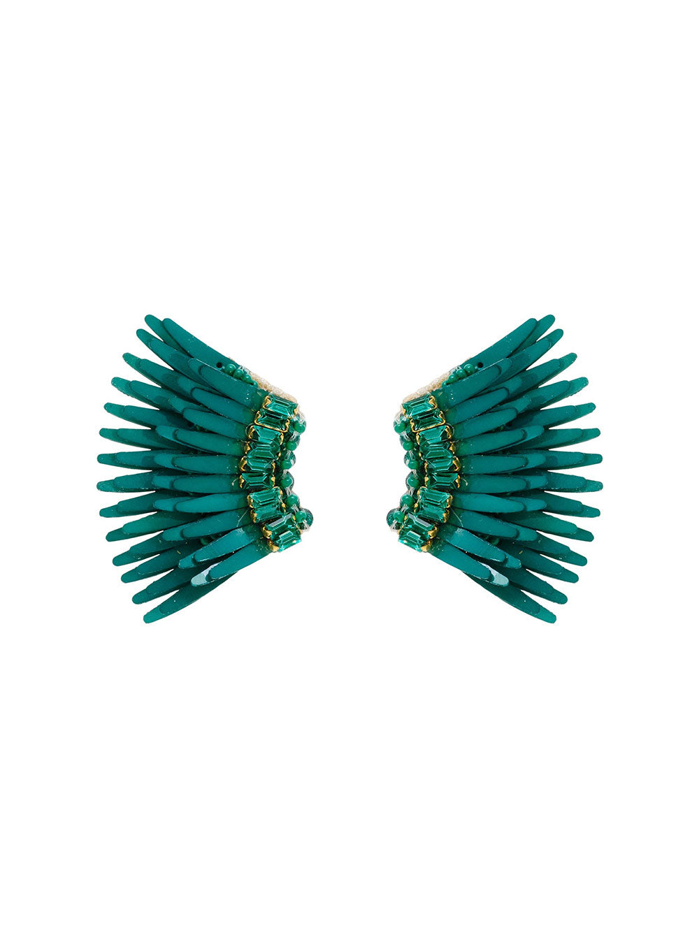 Mignonne Gavigan Mini Gem Madeline Earrings in Emerald