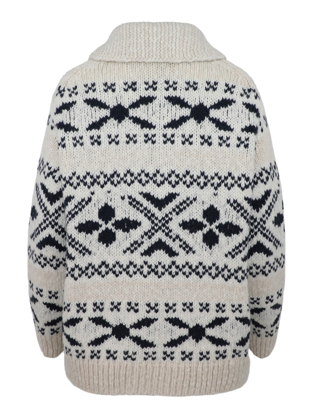 White fairisle outlet jumper