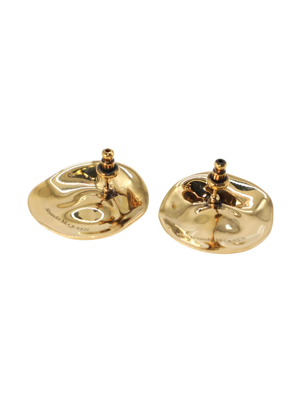 Alexander McQueen Beam Small Earrings in Gold
