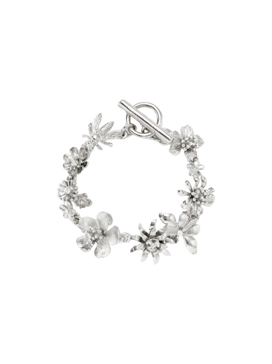 Oscar de la Renta Bloom Bracelet in Silver