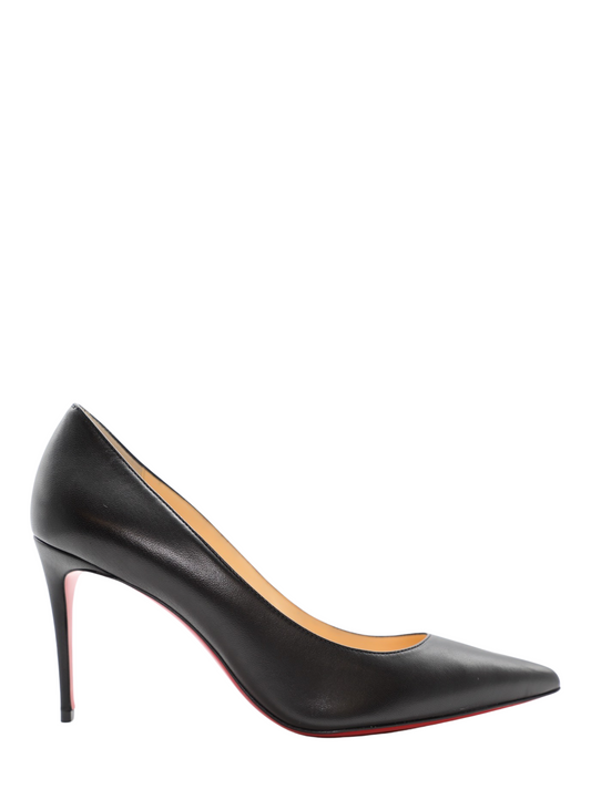 Christian Louboutin Kate 85 Nappa Heel in Shiny Black | In-Store Only