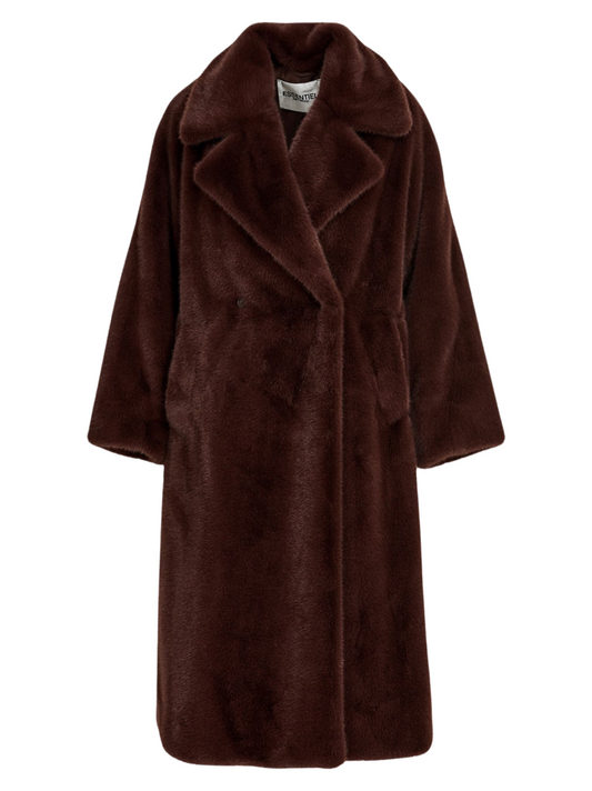 Essentiel Antwerp Edict Oversized Faux Fur Coat