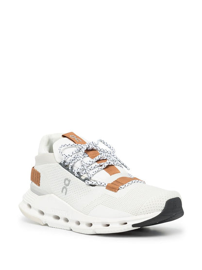 On Running Cloudnova Sneaker in White/Pearl