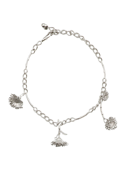 Marni Flower Charm Chain Choker Necklace
