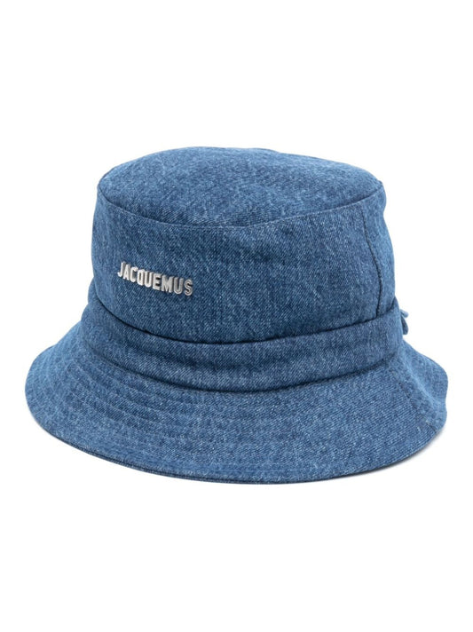 Jacquemus Le Bob Gadjo Blue Denim Bucket Hat