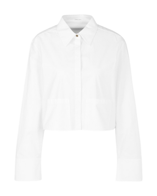 Marc Cain Boxy Cut Blouse in White