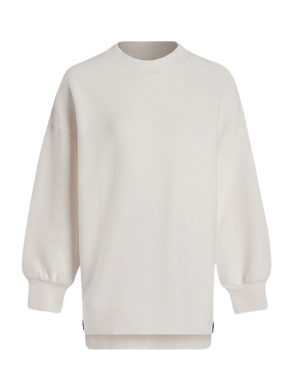 Varley Mae Boyfriend Sweatshirt in Egret