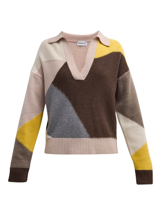 Marella Patio Color Block Sweater