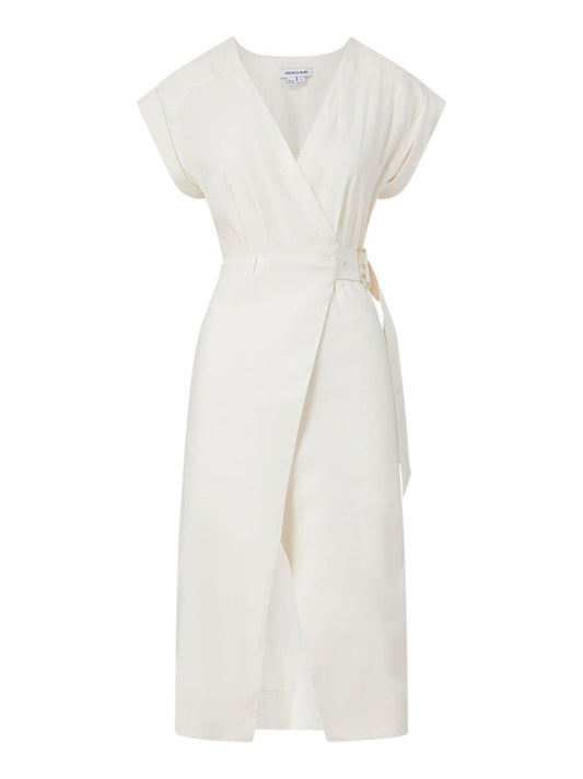 Veronica Beard Octavia Dress in Off-White