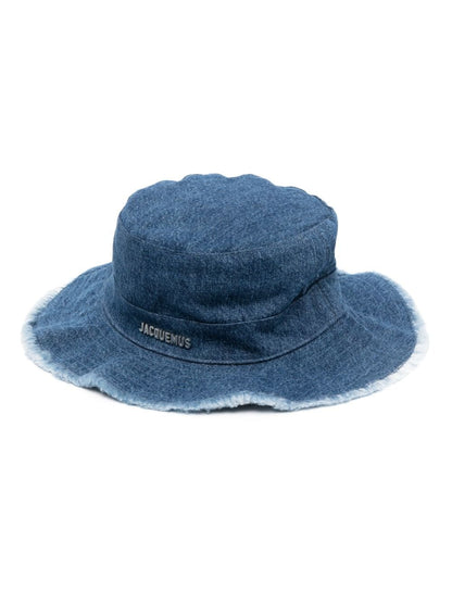 Jacquemus Le Bob Artichaut Blue Denim Bucket Hat